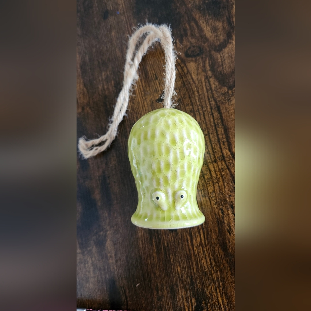 Green Ceramic Octopus Air Plant Holder